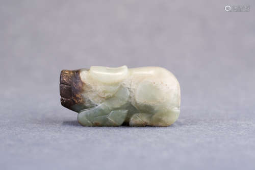 A Chinese Jade Pig