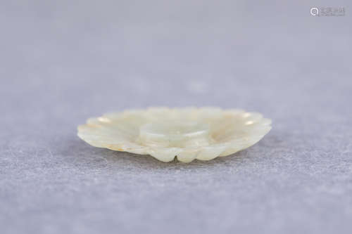 A Chinese Jade Flower Petal