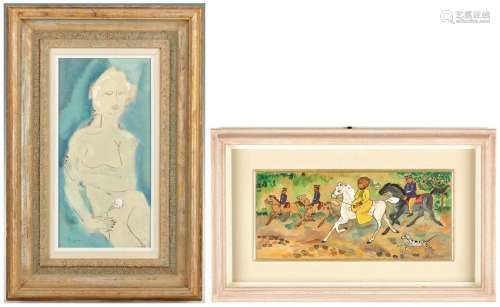 Sterling Strauser, Nude and Dorothy Strauser Oil