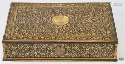 Anglo-Indian Inlaid Lacquer Box