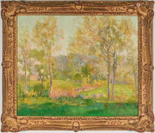 Hamilton Hamilton O/C Painting, Impressionist Landscape