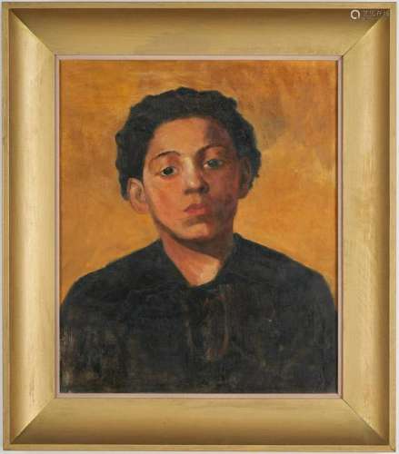 Lida Elston, O/C Portrait of an African American