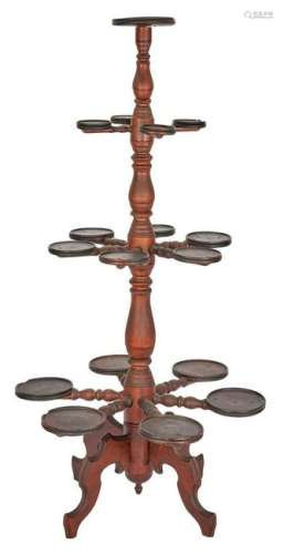 Revolving Country Store Wood Display Stand