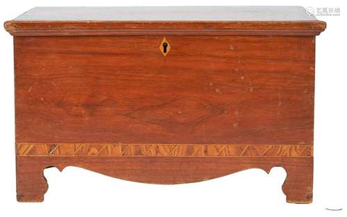 Miniature Southern Inlaid Blanket Chest