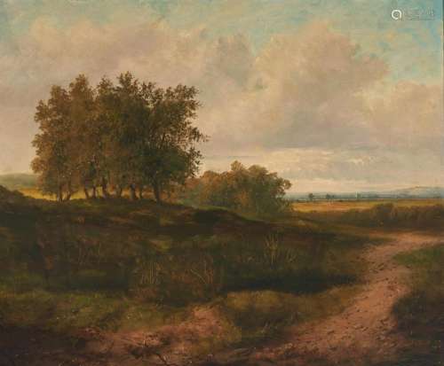 Late 19th century landscape, signed Albert Clark 1882