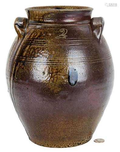 NC Stoneware Pottery Jar, attrib. Webster Pottery