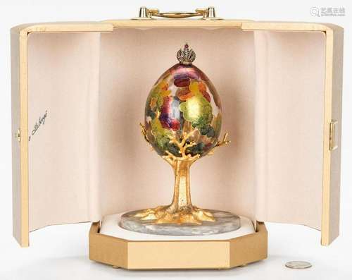 1992 Theo Faberge Tropical Egg, 2 pcs.