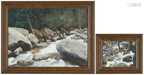 2 Alexander Dumas Great Smoky Mountains, TN Paintings