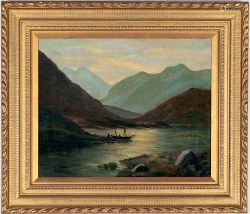 Painting of Lakes, possibly Richard Whately West