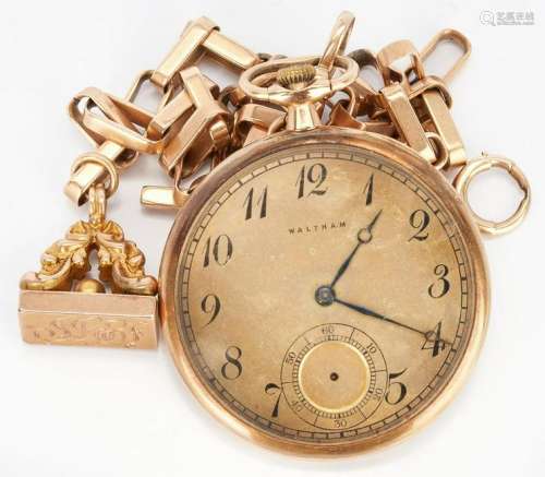 14K Waltham Riverside A pocket watch