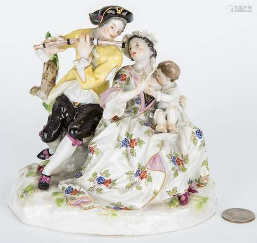 Meissen Porcelain Figural Group