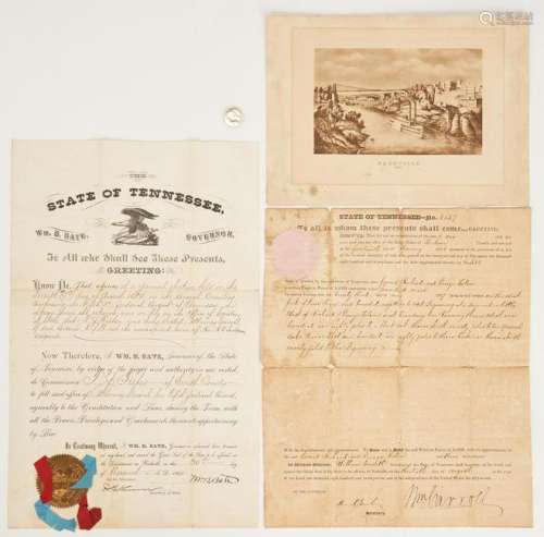 2 Tn Gov Signed Documents + Steamboat Print
