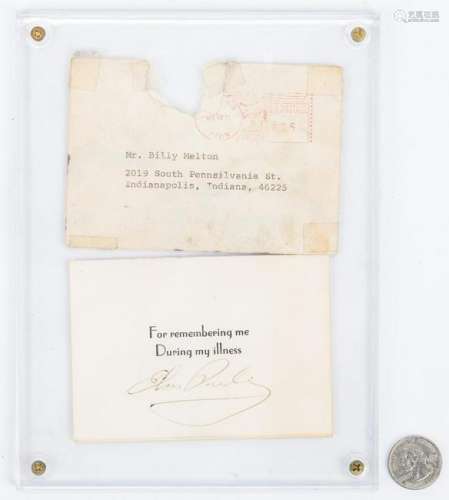 Elvis Presley Cut Signature w/ Envelope