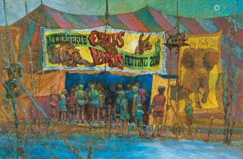 John Poti O/B Circus Painting, 