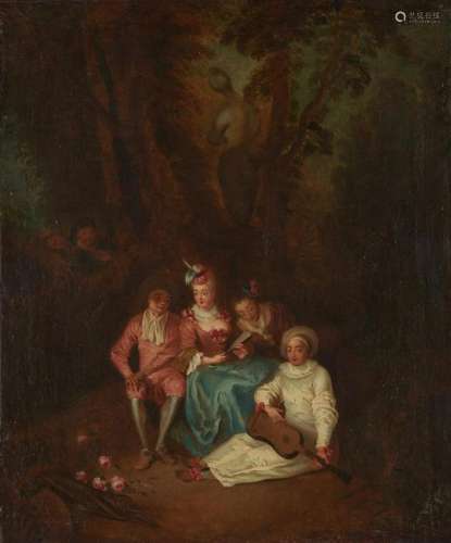 Continental Painting, manner of Watteau
