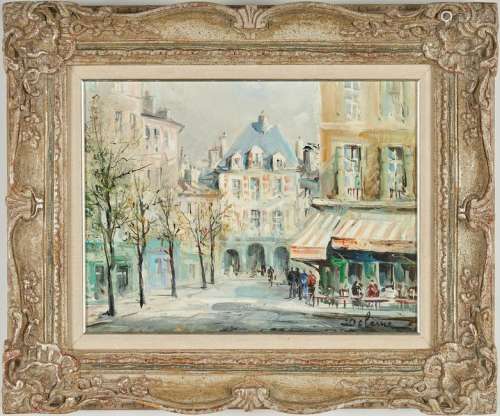 Lucien Delarue O/C, Place des Vosges, Paris