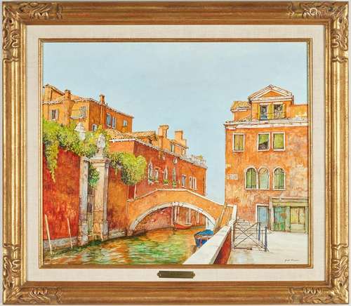 Jean Keime O/C, Bridge in Venice