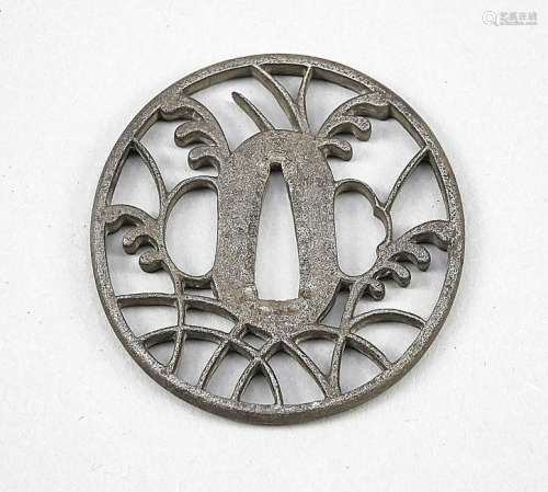 Tsuba, Japan, 19. Jh., Ei