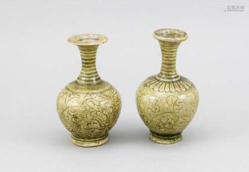2 Qingbai Vases, China, 1