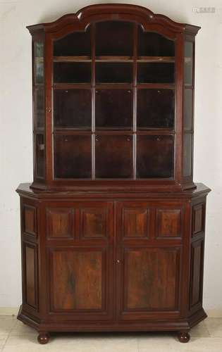 Aufsatzschrank, um 1900,