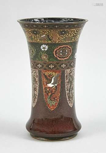 Cloisonné-Vase, Japan, um