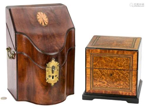 Georgian Document Box & Birdseye Maple Box