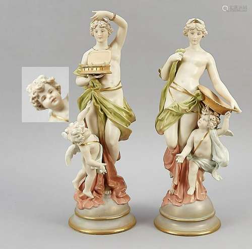 Pair of Art Nouveau figur