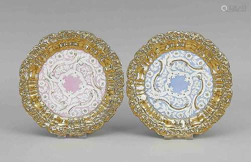 Two plates, Meissen, late