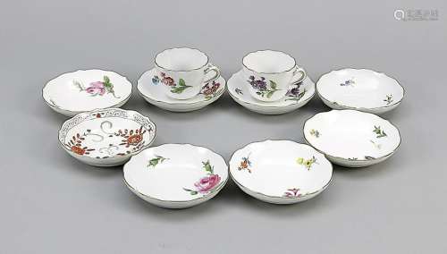 Meissen, 10 pcs. 20th c.,