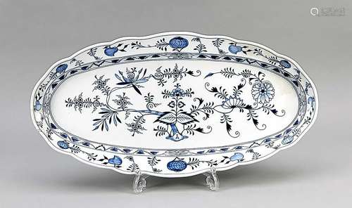 Large pike plate, Meissen