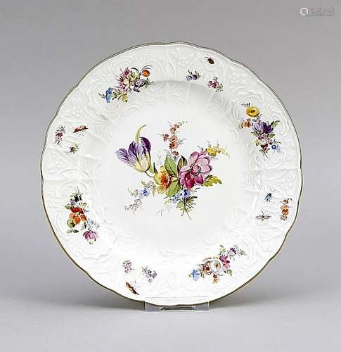 Plate, Meissen, mark 1850