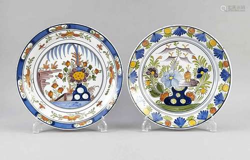 Two bowls. Faience, proba