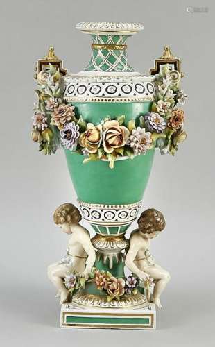 Large ornate vase, Rudols