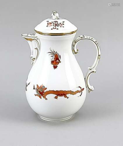 Coffee pot, Meissen, mark