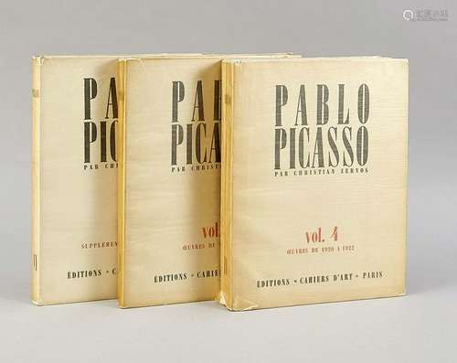 Picasso, 3 volumes from t