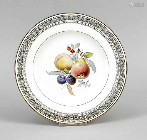 Fine plate, Meissen, mark