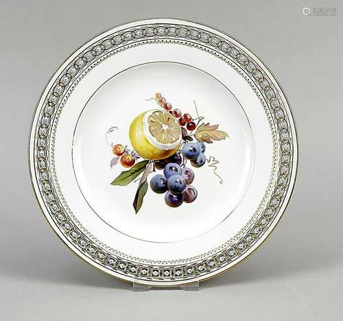 Fine plate, Meissen, mark