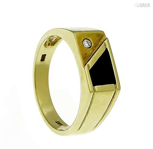 Onyx brilliant ring GG 58