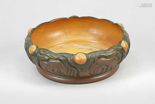 Art Nouveau bowl, royal P