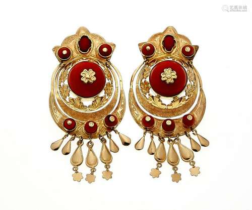 Coral clip earrings RG 58