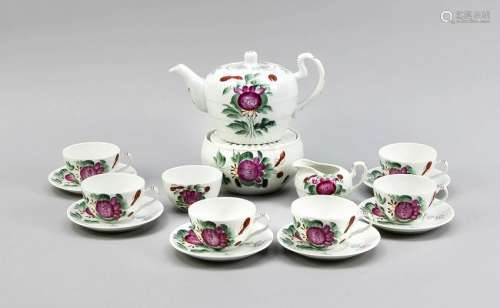 Tea set for 6 persons, 16