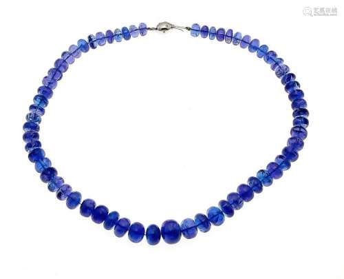 Tanzanite necklace with 6