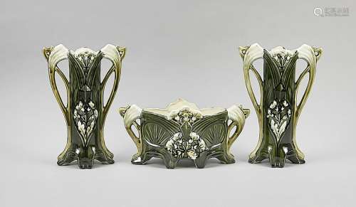Art Nouveau Set, 3 Pieces