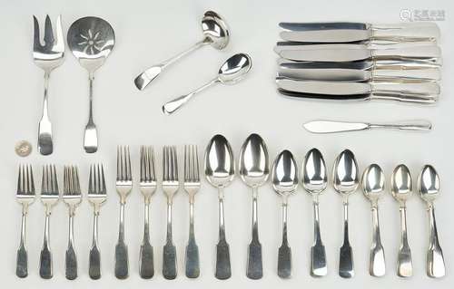 64 Pcs. International 1810 Sterling Silver Flatware