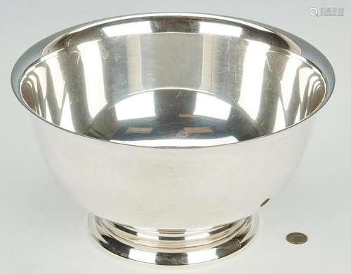 Gorham Sterling Silver Revere Punch Bowl