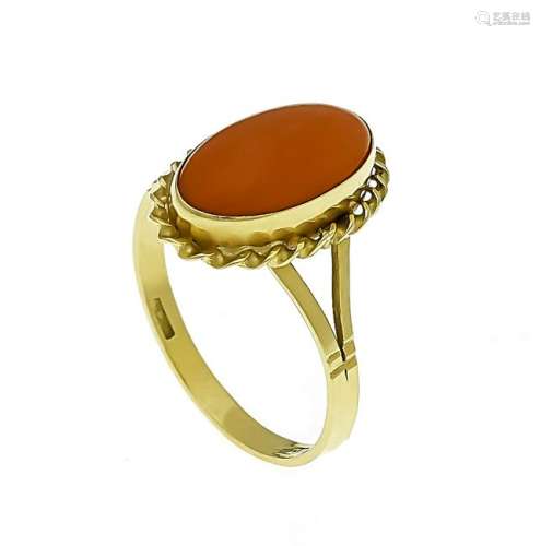 Coral ring GG 750/000 wit