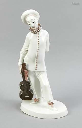 Pierrot with guitar, KPM