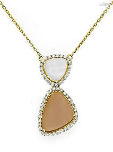 Moonstone-brilliant neckl