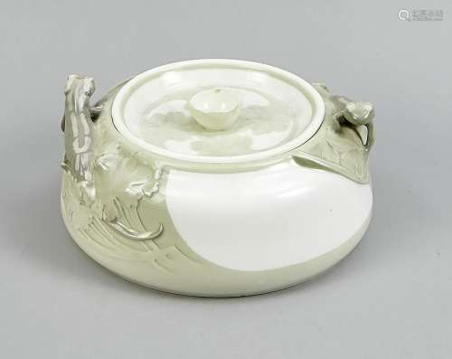 Art Nouveau lid bowl, KPM