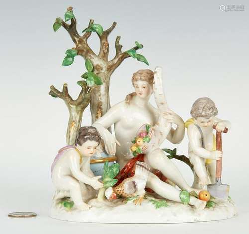 Meissen Figural Group, Earth